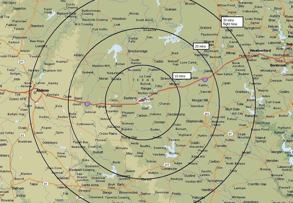 >Air Evac Lifeteam 115 Areas Served