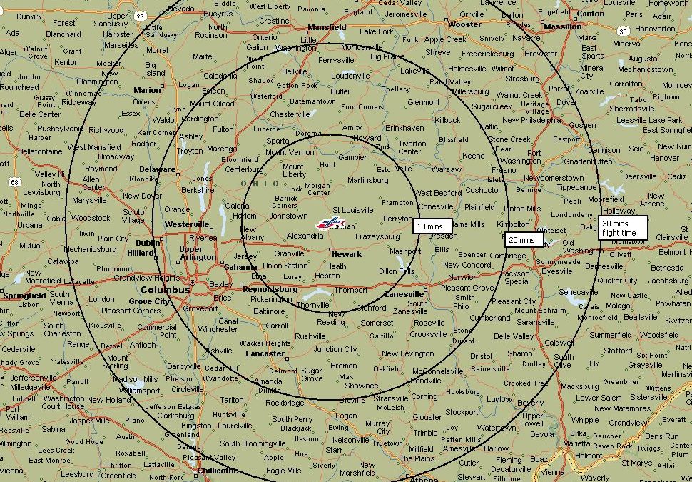 >Air Evac Lifeteam 107 Areas Served